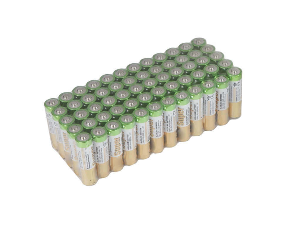 AA -batteri - GP Super Alkaline 15A -2CRVS60 (60 delar)