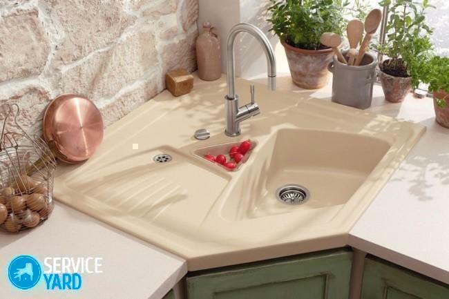 Ceramic kitchen sink