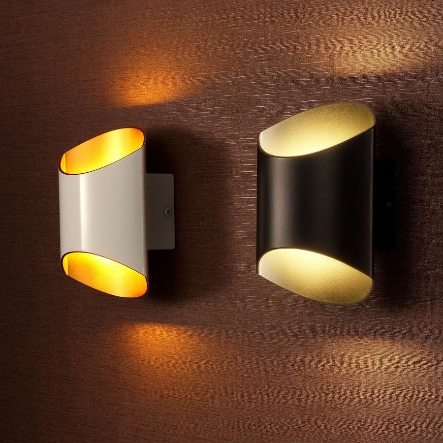 Stylish sconces on the wall of a room for a teenage boy