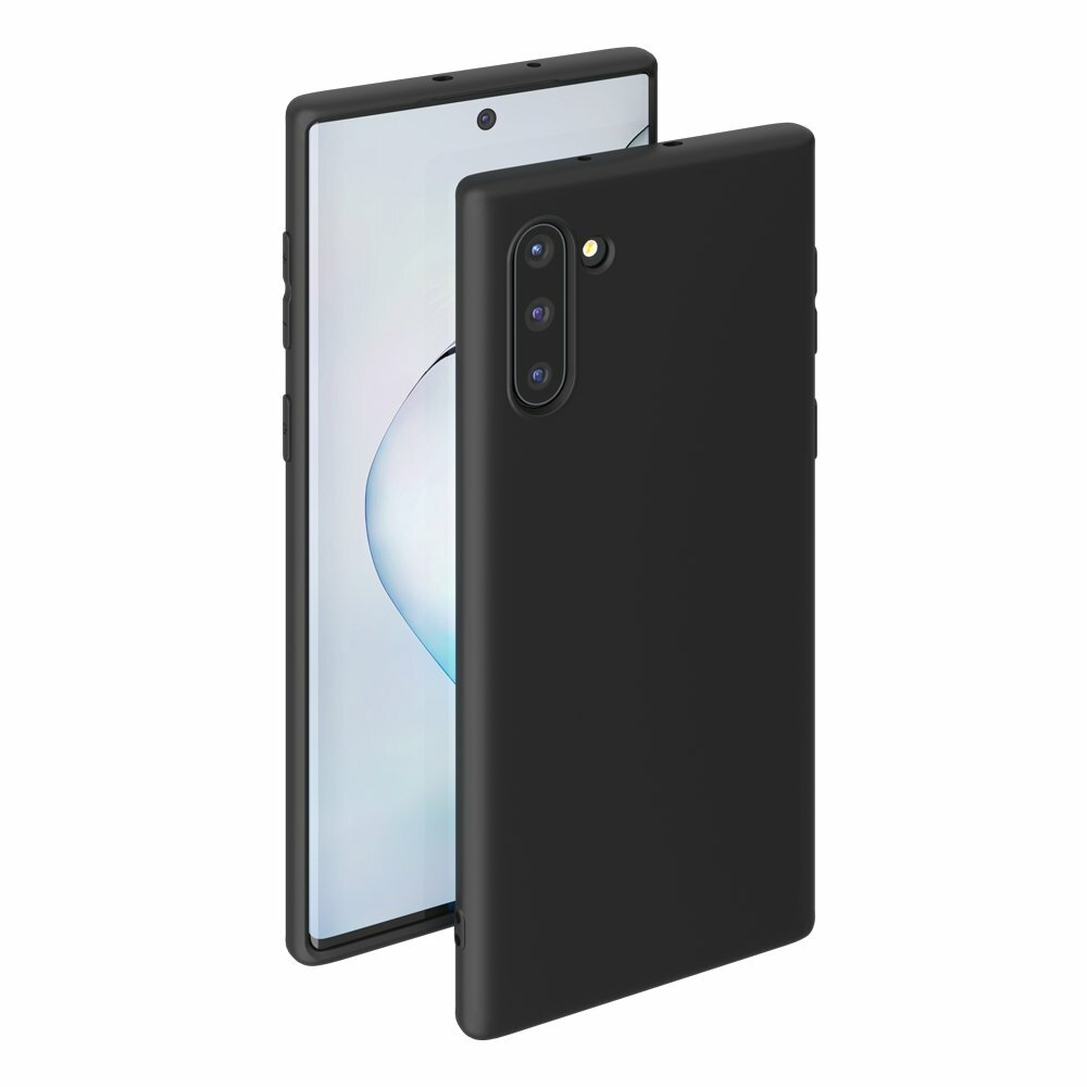Puzdro na telefón pre Samsung Galaxy Note 10 Deppa Gel Color Case 87330 Čierne klip-puzdro, polyuretán