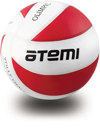 Volleyball Atemi Olimpic, rød-hvid