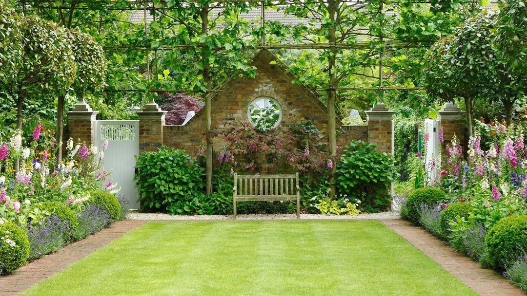 giardino in stile inglese