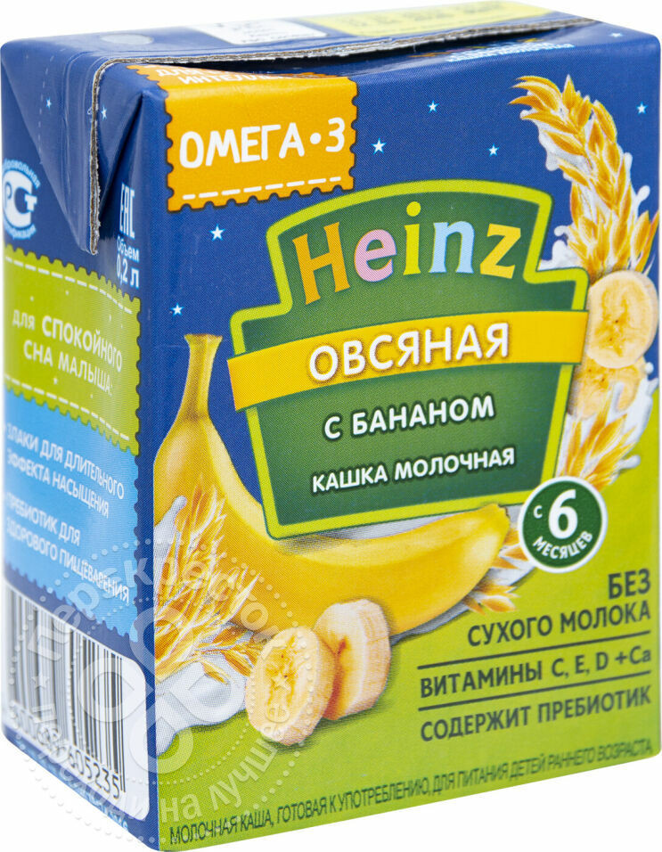 Owsianka Heinz z mlekiem owsianym z bananem 200ml