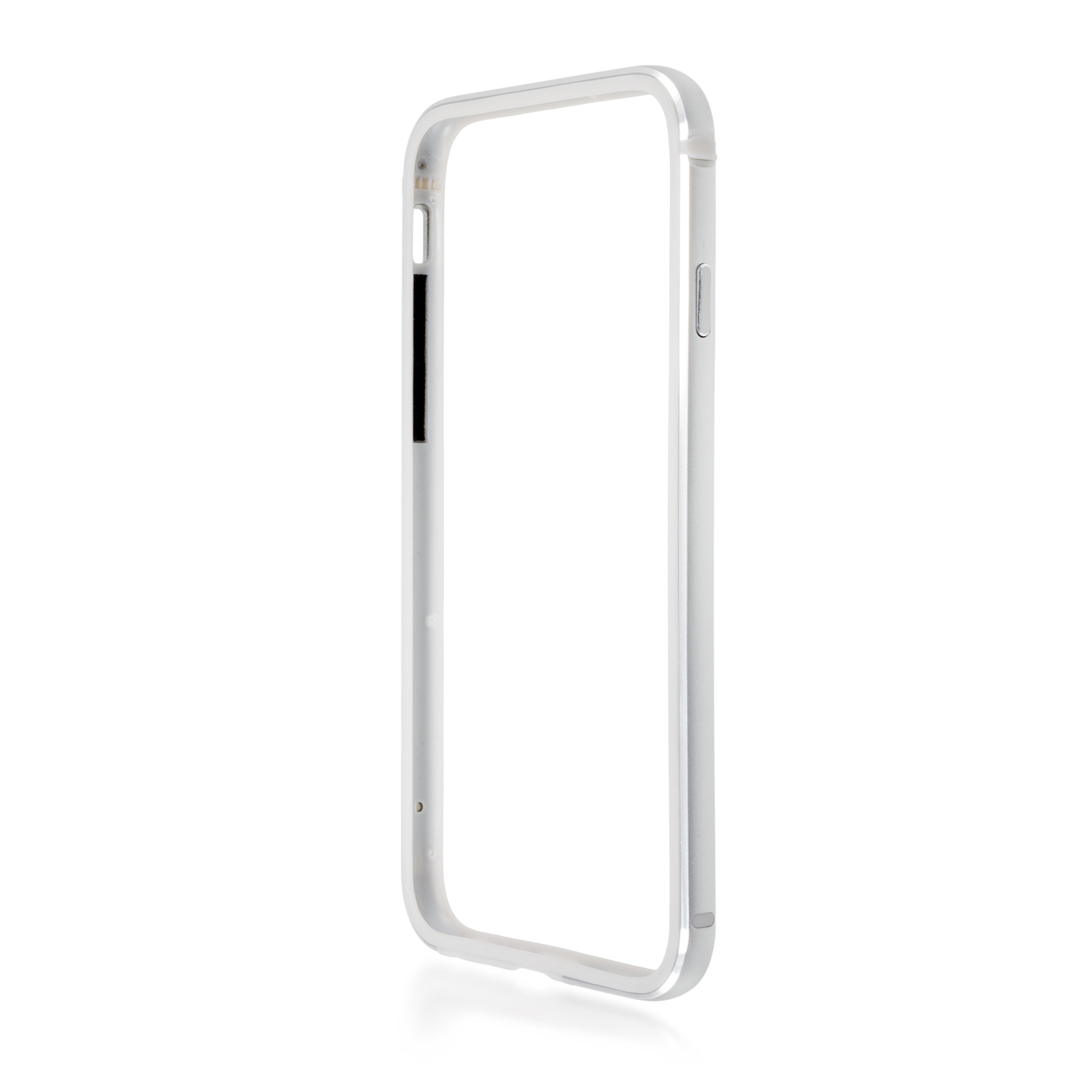 Brosco Kaksiosainen puskuri Apple iPhone 6 hopealle