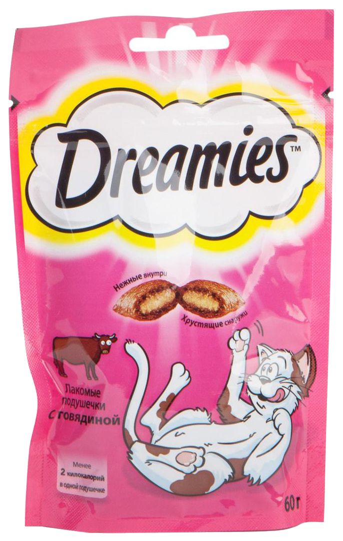 Dreamies kattegodt med oksekød 60 g
