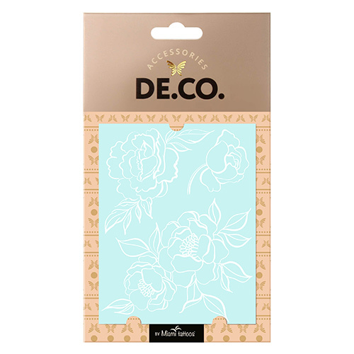 Body Tattoo DE.CO. WHITE TATTOO by Miami tattoos transferable Flower Lace