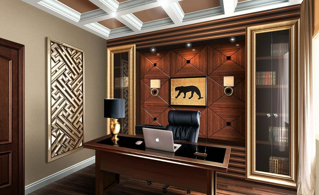 cabinet design in art deco style