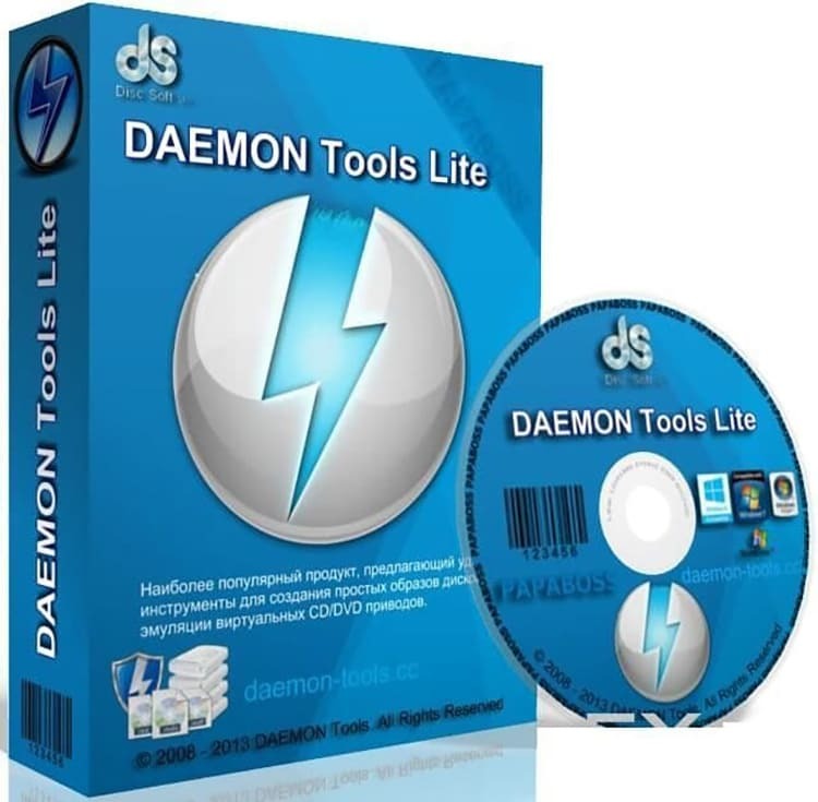 Daemon Tools võimaldab teil kirjutada pilte mängudest ja muudest rakendustest
