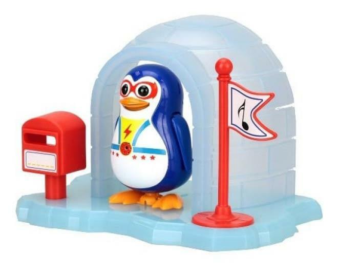 Pinguim na pousada Digibirds, azul