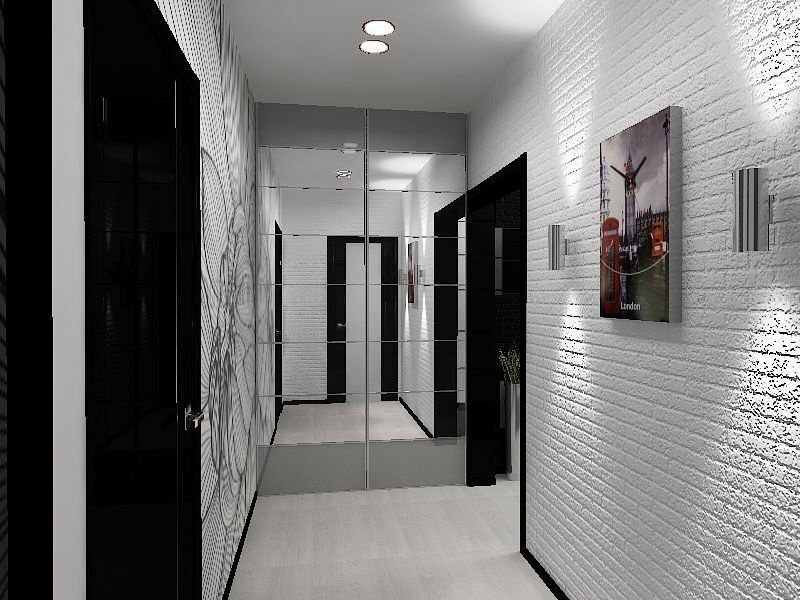 bela fotografija hodnika