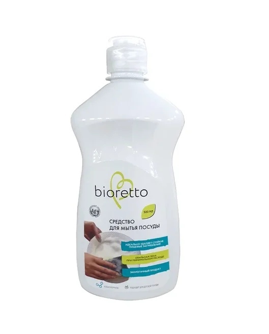 Detergente líquido para lavagem de louças Bioretto 0,5 l
