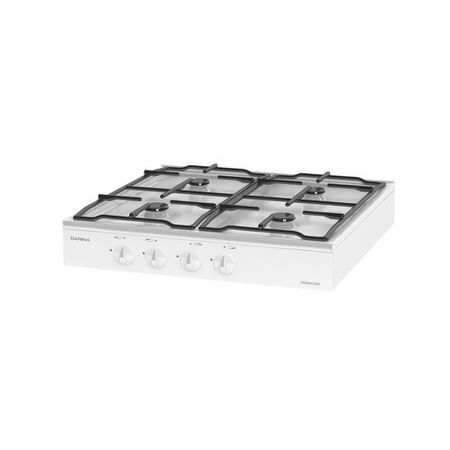 Gas stove Darina L NGM 441 03 W white enamel (tabletop)