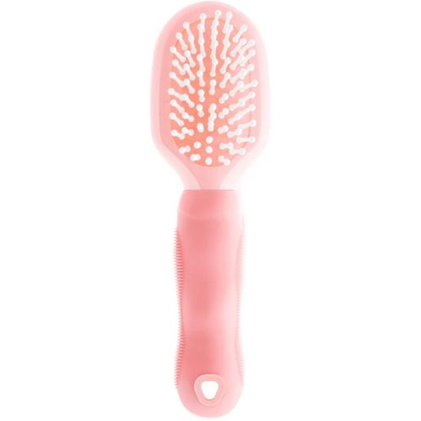 Catidea massage brush with drop plastic for cats (7 x 11 x 25 cm, pink)
