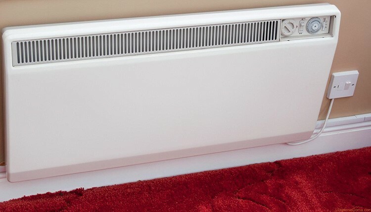 Il termoconvettore a parete occupa poco spazio, ma garantisce un riscaldamento affidabile della stanza