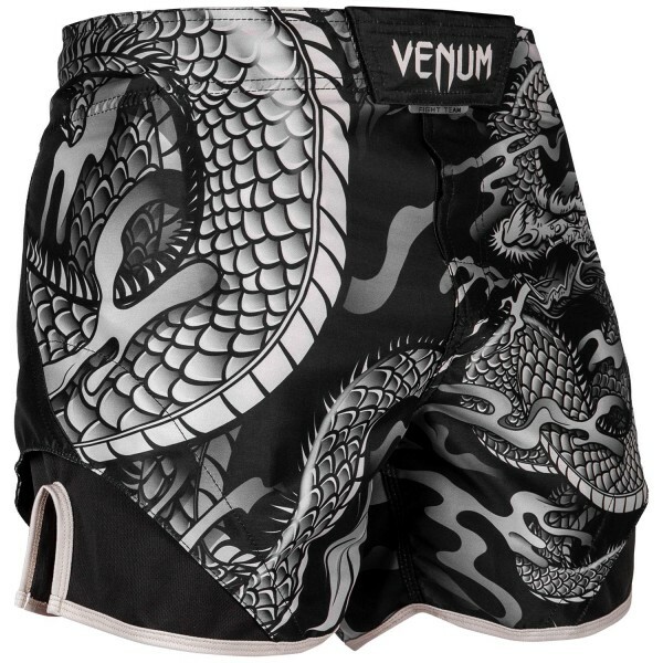 Pantalones cortos de MMA Venum Dragons Flight negro / arena Venum
