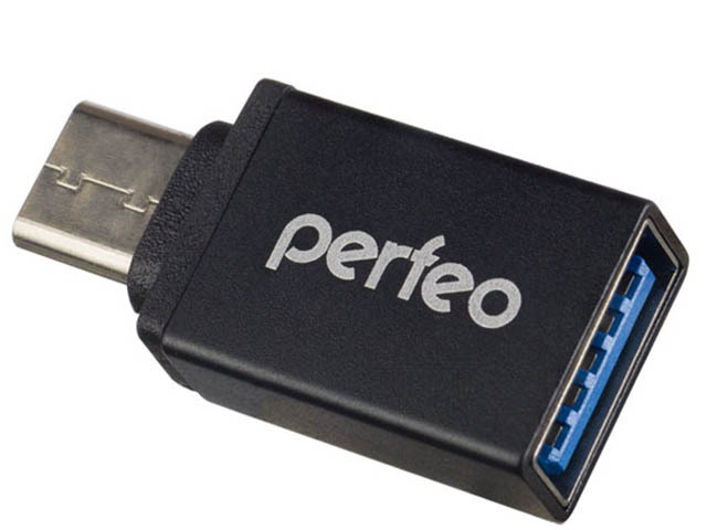 „Perfeo“ USB priedas-C tipo PF-VI-O006 juodas