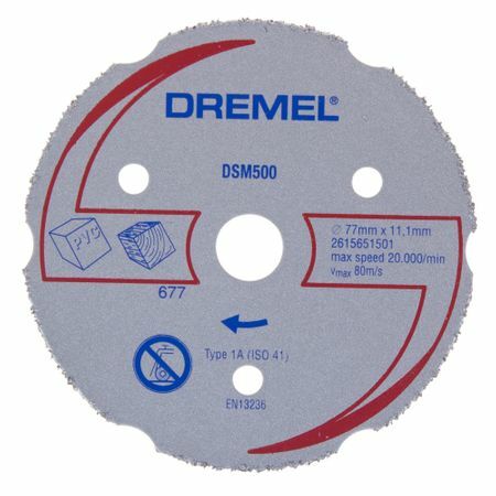 Disco de corte de metal duro para Dremel DSM20