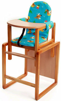 Krzesło-stolik do karmienia Wilt Alex (niebieski)