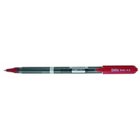 Hemijska olovka Vitko, plastificirano tijelo, 0,5 mm, crveno