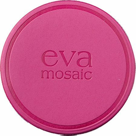 Eva Mosaic Powder ottoman raspberry