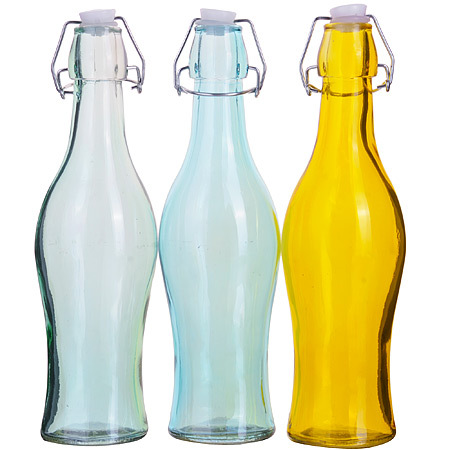 Flaske med 0,500 l glas med LR -låg (x24)