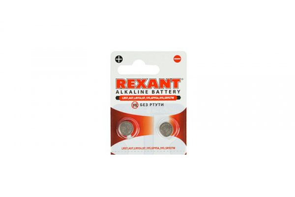 Batteri Rexant LR57 / AG7 / LR926 / G7 / 195 / GP95A / 395 / SR927W 30-1034 (2 delar)