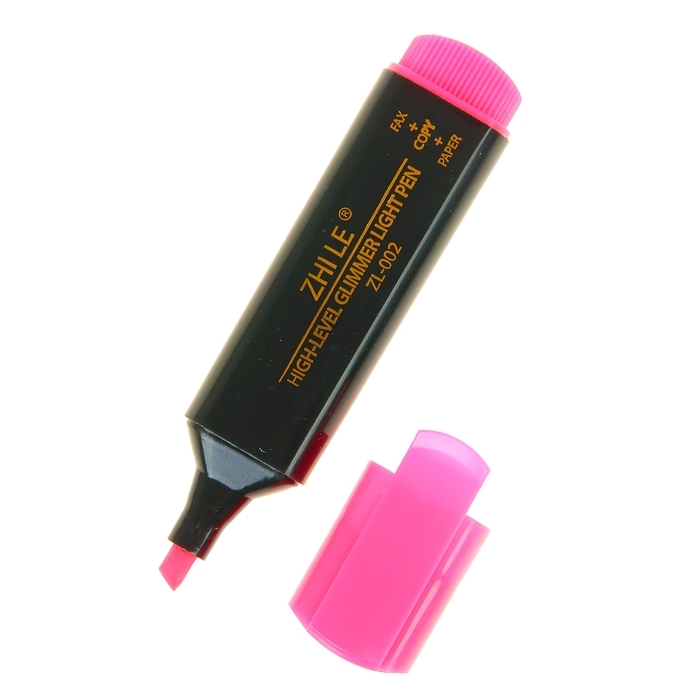 Highlighter marker 5 mm Zhile pink