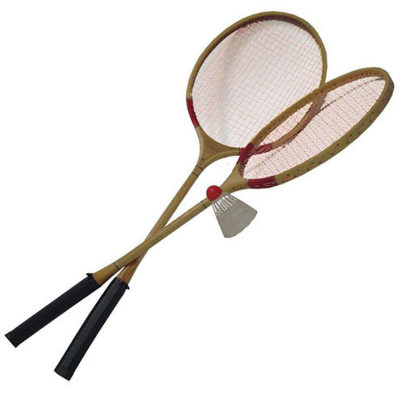 Badmintonová sada dřevo RJ 0001