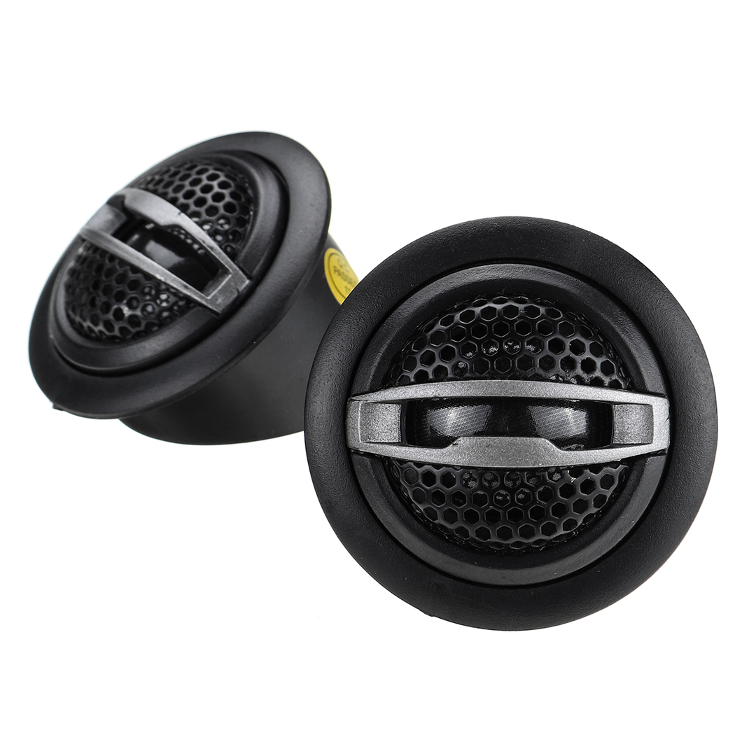 PC. Universal Car Stereo Speaker Music Audio Soft Dome Balanced Lweeters Twitter Horn 100W 180W