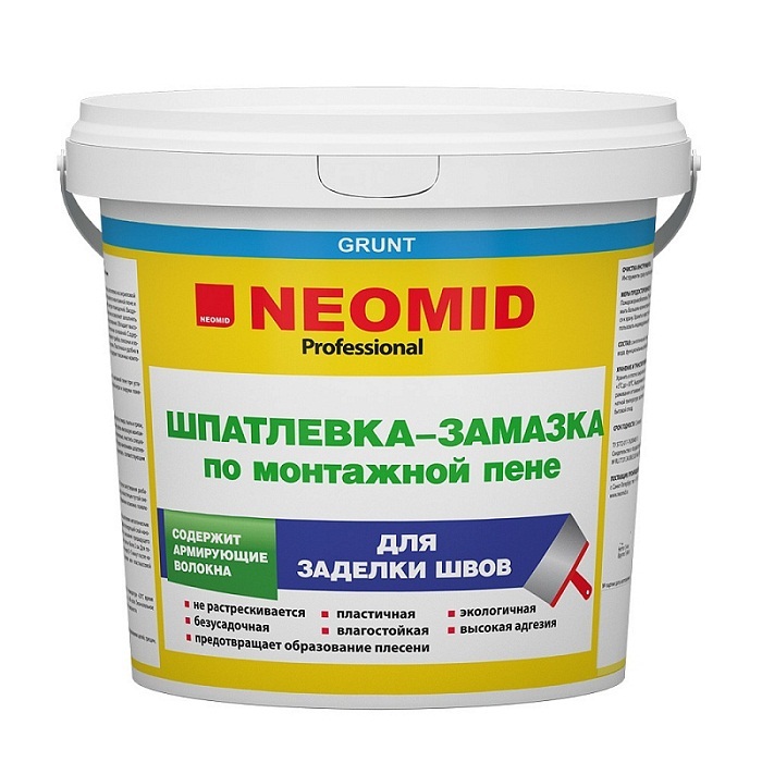 Stucco in schiuma di poliuretano Neomid 1,4 kg
