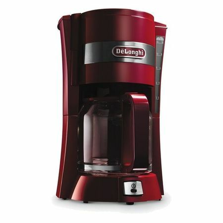 מכונת קפה DELONGHI ICM15210.1R, טפטוף, אדום [132301137]