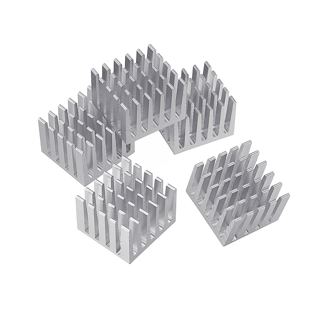20pcs 20x20x15mm DIY Chip dissipador de calor extrudado refrigerador de alumínio