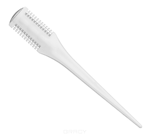Short plastic thinning razor