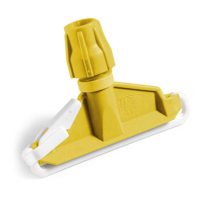 Objemka za krpo TTS Moop s sponko iz polipropilena, 17,5x14 cm, rumena