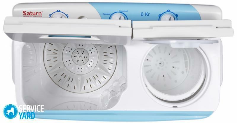 Washing machine Saturn semi-automatic