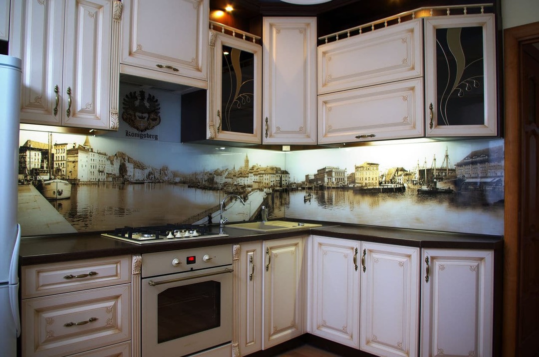Schort Keuken van MDF: Design decoratieve wandpanelen, hoe te kiezen, foto