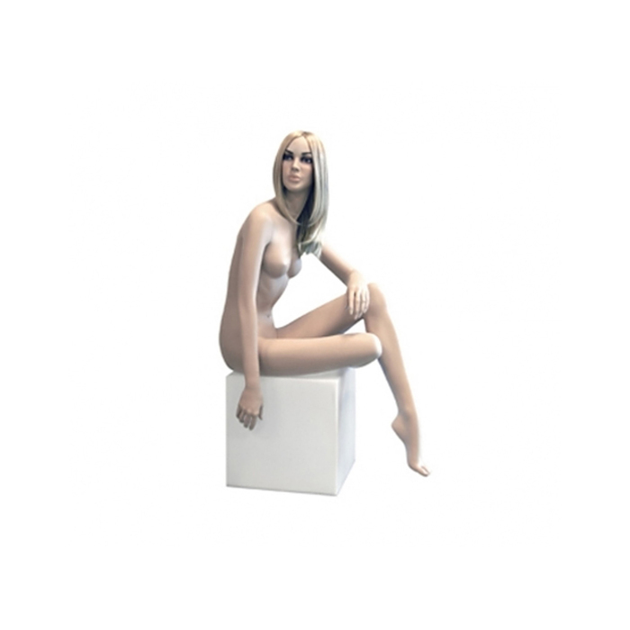 Mannequin femme, h110; 04, assis, 84/66/86, sans support, sans perruque