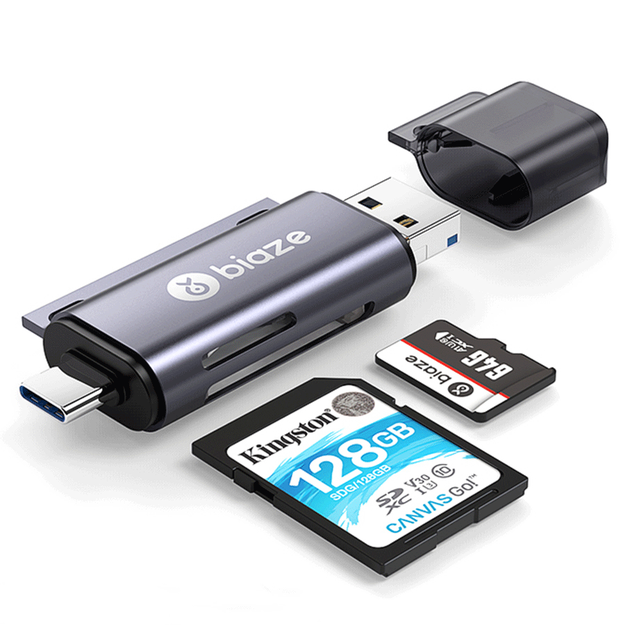 Leitor de cartão USB 2.0 cartão TF cartão SD OTG Adaptador de cartão de memória multifuncional para laptop