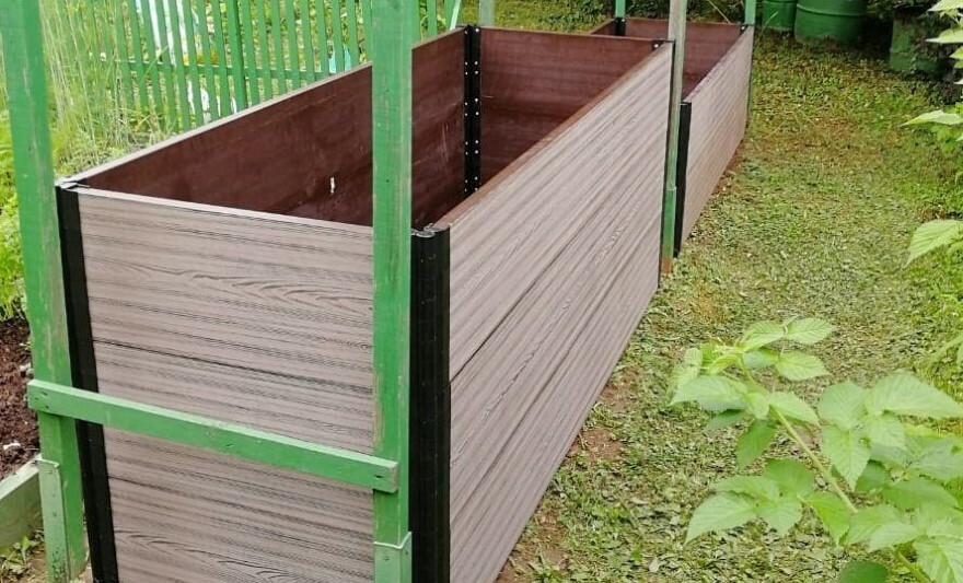 DIY compost box made of WPC board