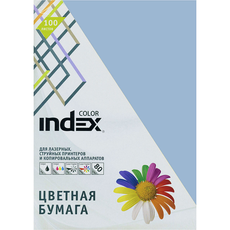 Index Kleur IC88 / 100 A4 100 vel cyaan