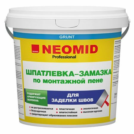 Færdiglavet kit NEOMID til tætning af samlinger 1,4 kg, art. N-Spar-skum / 1.4