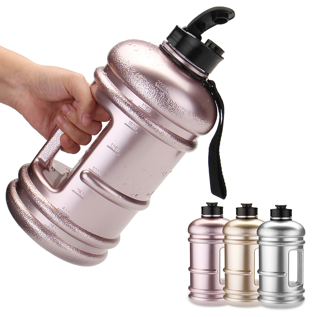  2.2L PETG Outdoor Cycling Water Bottle Large Capacity Sports Running Hiking Fitness Bottle