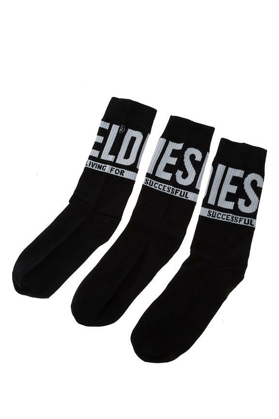 Socken-Set für Herren DIESEL 00SAYJ 0QATV E4101 schwarz S
