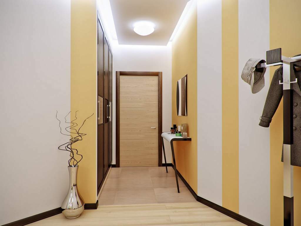 hallway design after renovation lighting