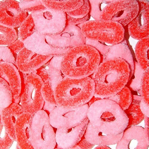 Närimismarmelaad Maasikasõrmused Fini 100 gr.
