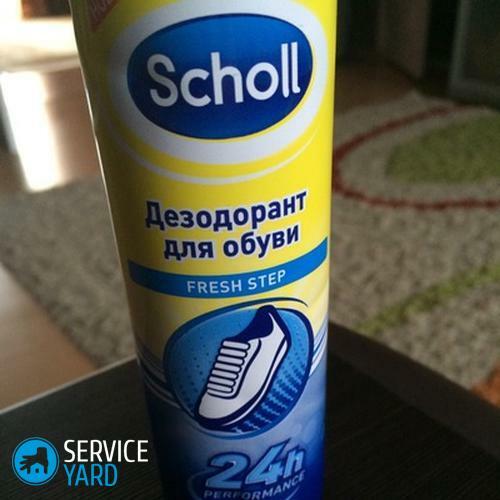 Deodorant för skor från lukten som förhindrar att du bor bekvämt