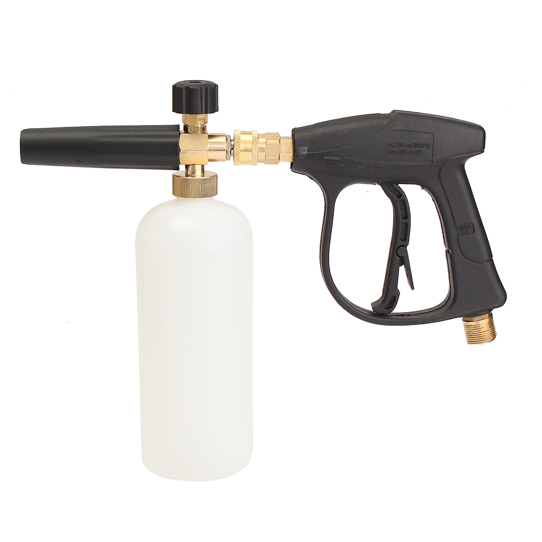 Acessórios de escova de esgoto fumado de espuma de neve para lavagem a pressão pistola limpa