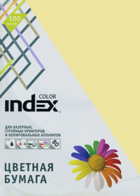 Carta a colori Index Colour, 80 g/m2, A4, beige, 100 fogli