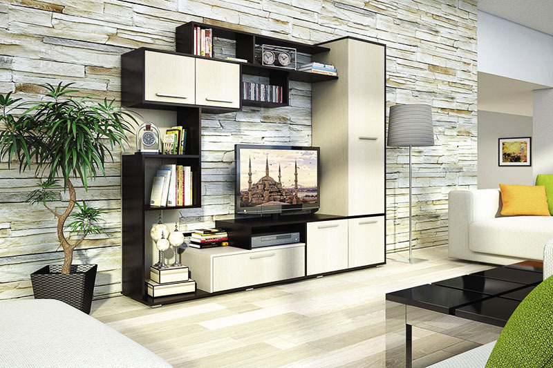 Moderní televizní moduly v obývacím prostoru