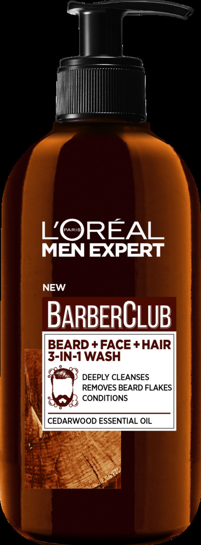 Crema para barba, cabello y rostro L \ 'Oreal Barber Club 3 en 1